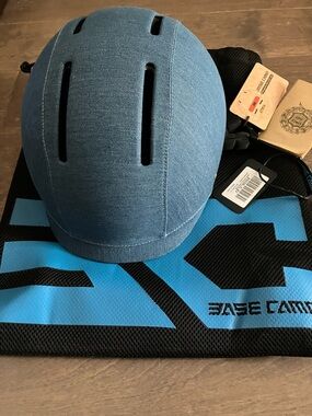 NWT Base Camp urban style Blue Protective Helmet